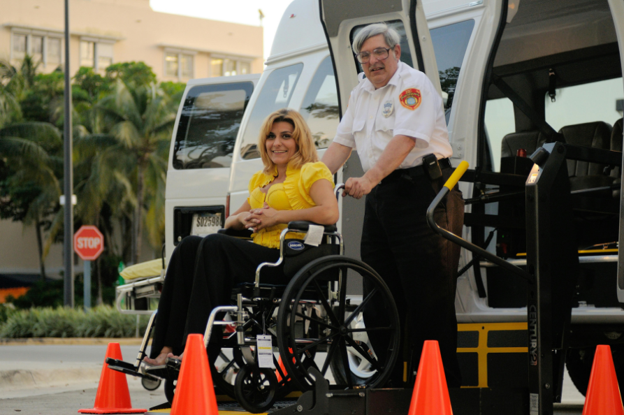 HMR transportation assistance for a passenger